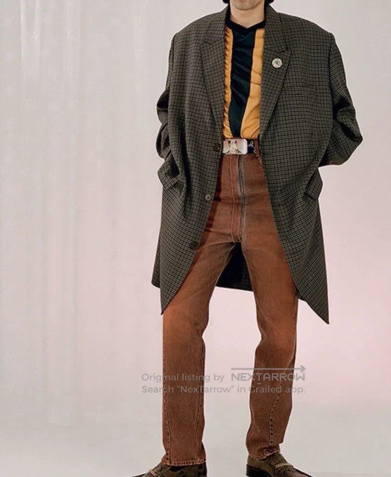 Martine Rose Martine Rose Plaid wool coat jacket Size US S / EU 44-46 / 1 - 8 Thumbnail
