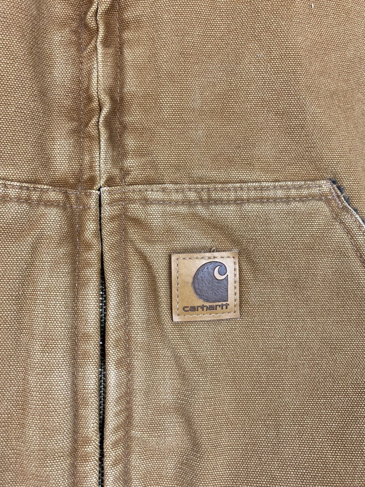 Carhartt Vintage Carhartt Sherpa Lined Vest Fur Workwear Size US XL / EU 56 / 4 - 3 Thumbnail
