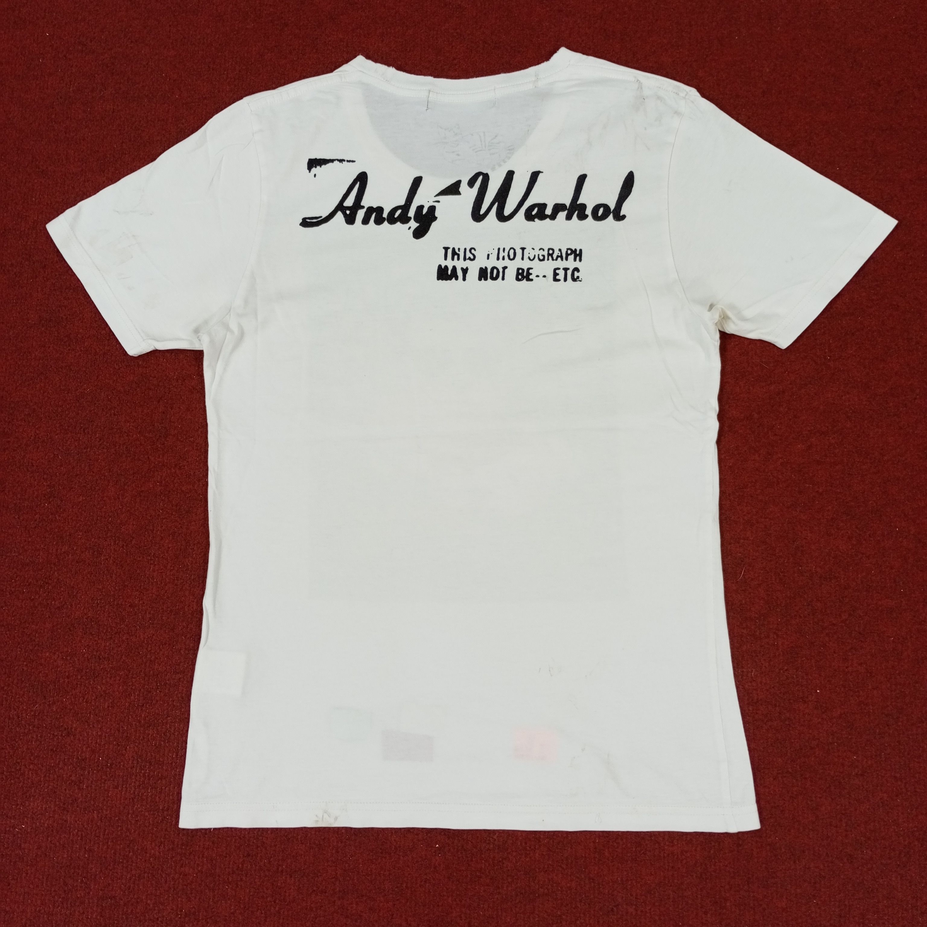 Andy Warhol × Hysteric Glamour × Vintage Andy Warhol X Hysteric Glamour Japanese Brand Tshirt Size US S / EU 44-46 / 1 - 3 Thumbnail