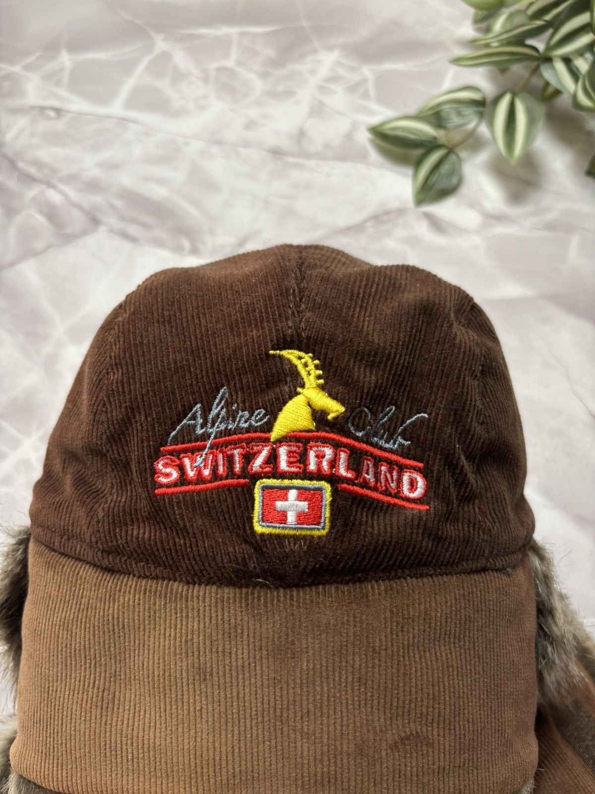 Other Alpine Club Switzerland Corduroy Trapper Hat Faux Fur Size ONE SIZE - 8 Thumbnail