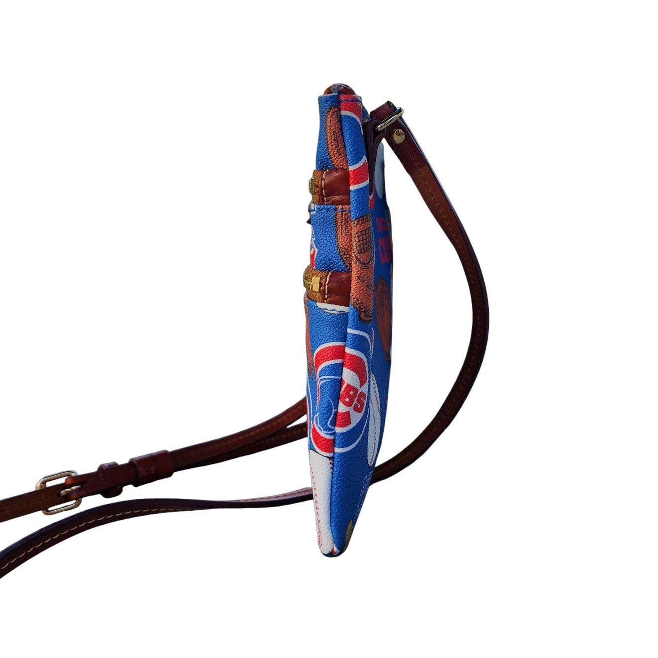 Dooney & Bourke Dooney & Bourke MLB Chicago Cubs Triple Zip Crossbody Bag Size ONE SIZE - 9 Thumbnail