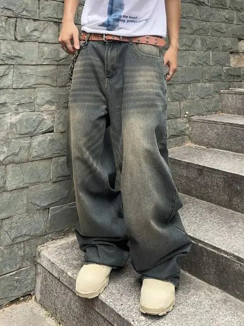 Jean Arisawa x Asaka Washed Baggy Denim Jeans Size US 32 / EU 48 - 3 Thumbnail