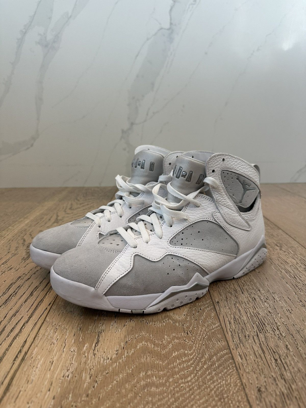 Jordan Brand Jordan 7 Retro Pure Platinum Size US 12.5 / EU 45-46 - 1 Thumbnail