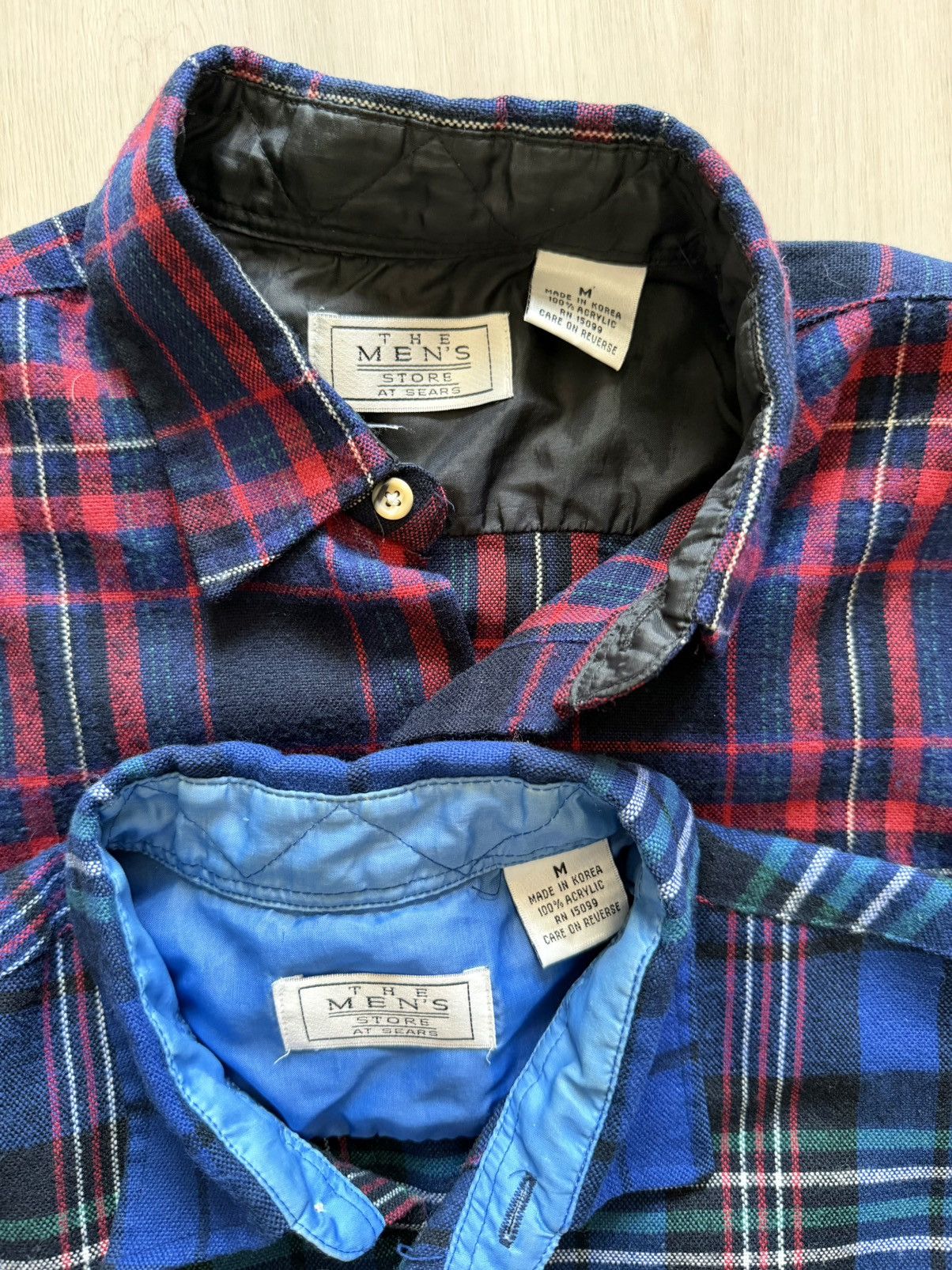 Vintage 2 Vintage 70s Sears The Mens Store Flannel Wool Blend Sz M Size US M / EU 48-50 / 2 - 9 Thumbnail