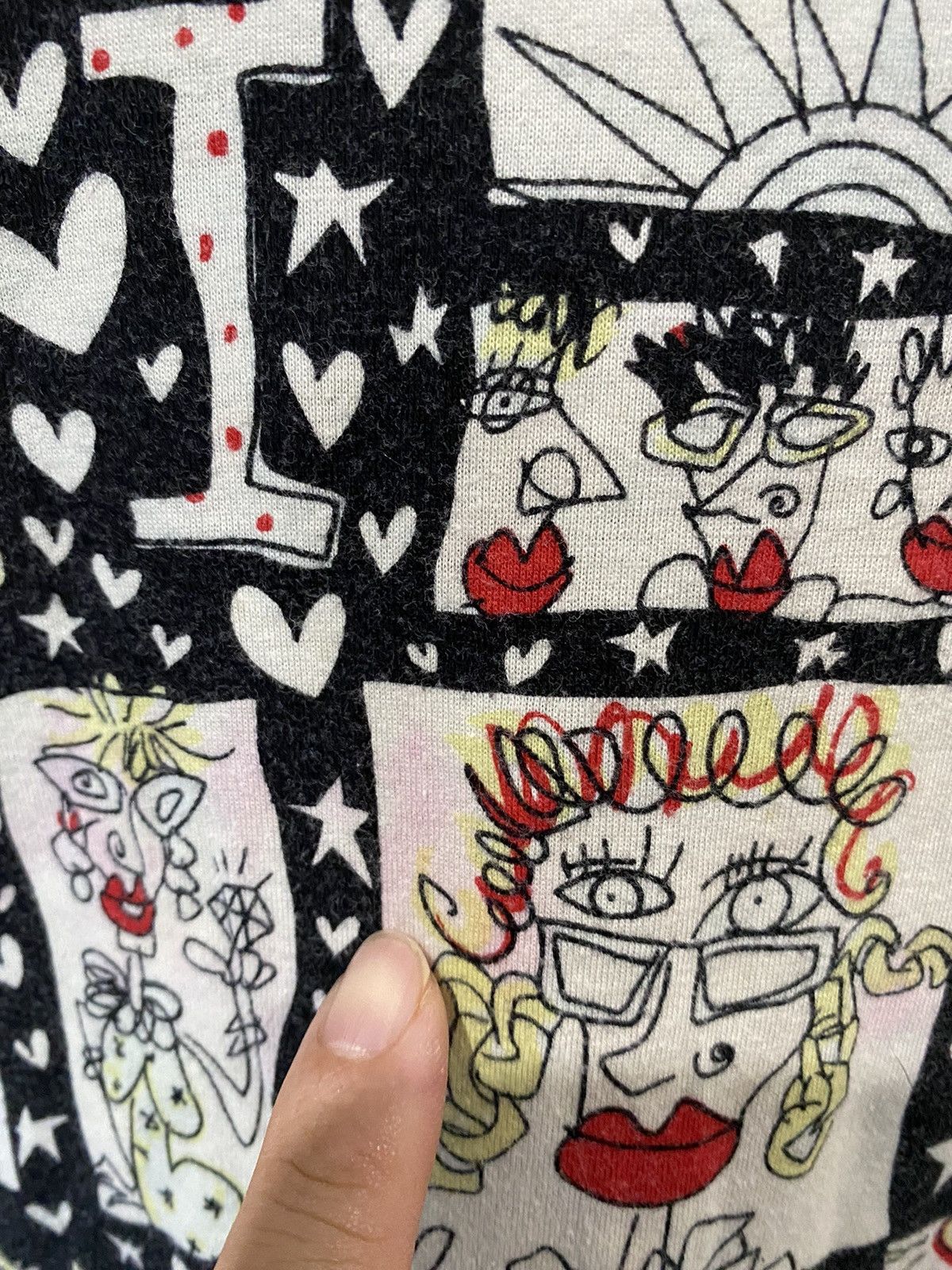Yoshiyuki Konishi 🔥1990s Ficce True love story tee Size US M / EU 48-50 / 2 - 9 Thumbnail