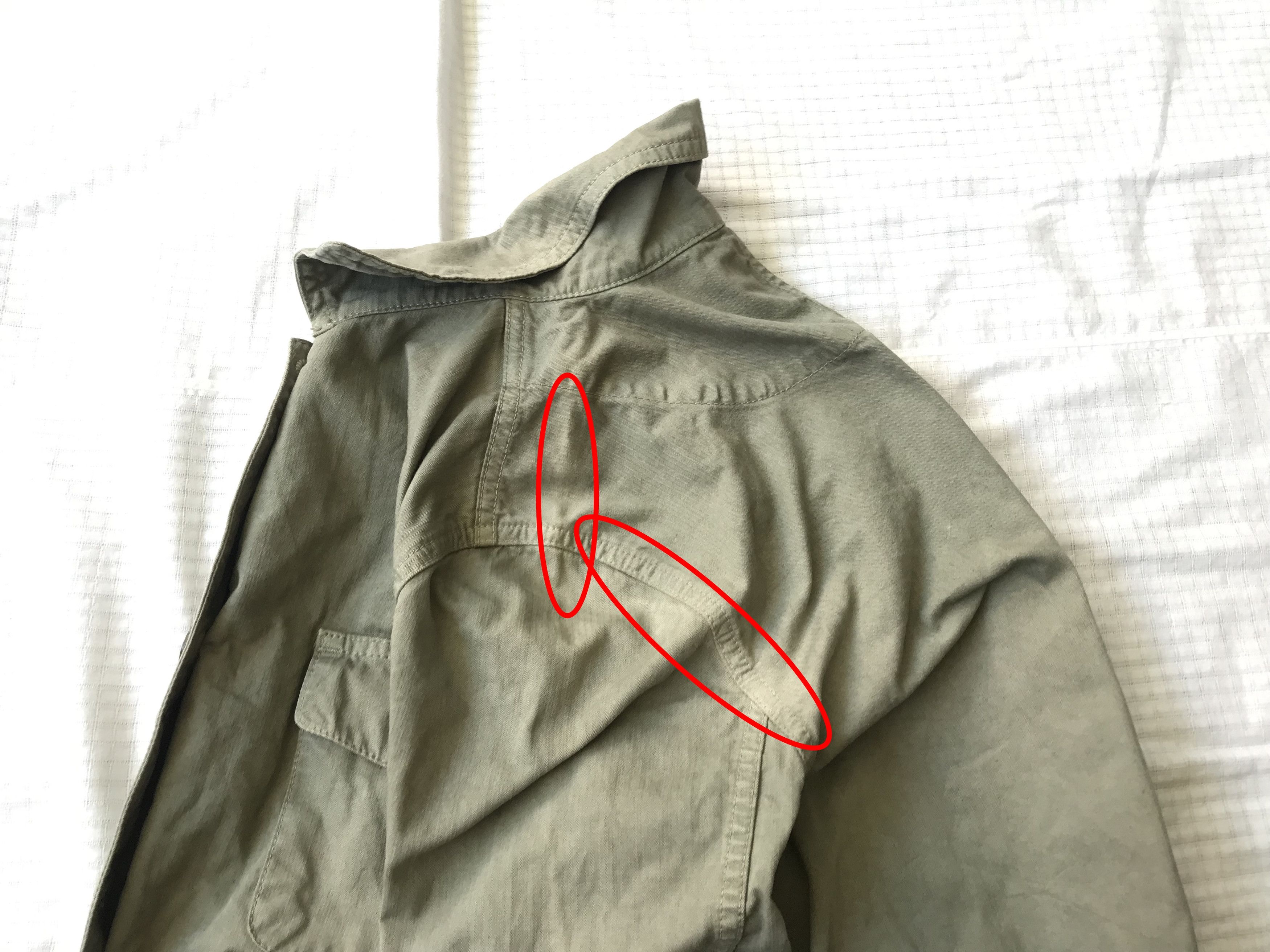 FOB Factory (J163) F.O.B. Factory Studio ECRU Army Green Cotton Jacket Size M / US 6-8 / IT 42-44 - 10 Thumbnail