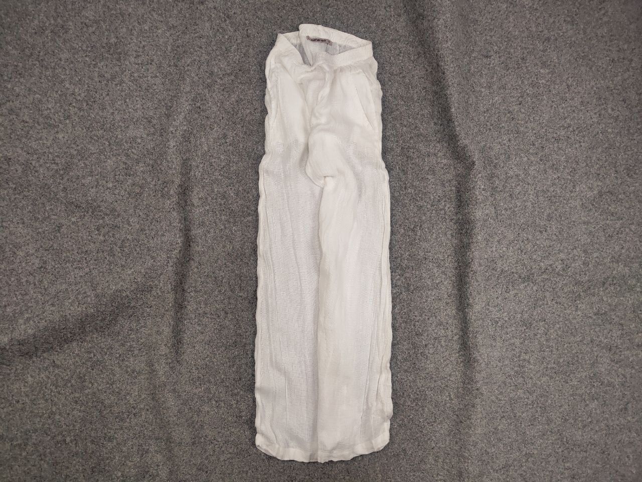 Transit Transit Par Such Design classic White Linen Trouser Pants Size 30" / US 8 / IT 44 - 2 Thumbnail