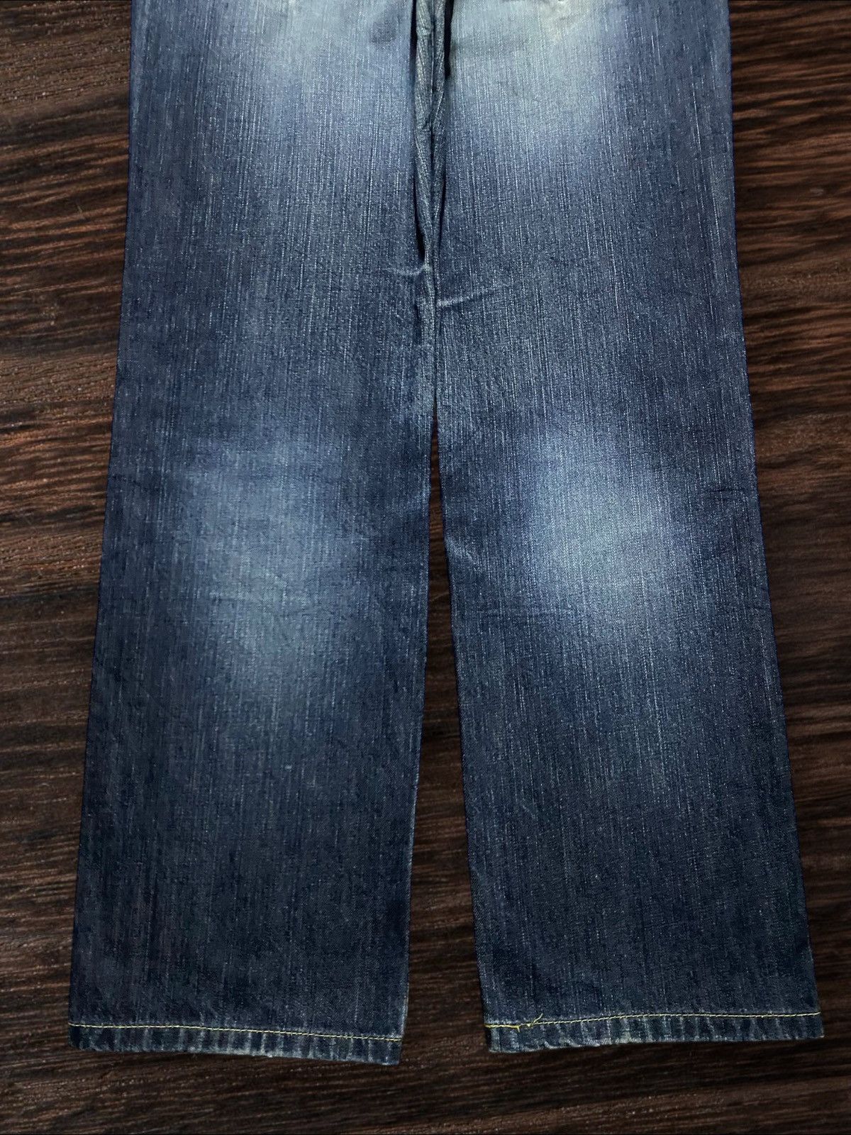 Levi's Vintage Levis Faded Wash Distressed Staright Jeans Size US 31 - 6 Thumbnail