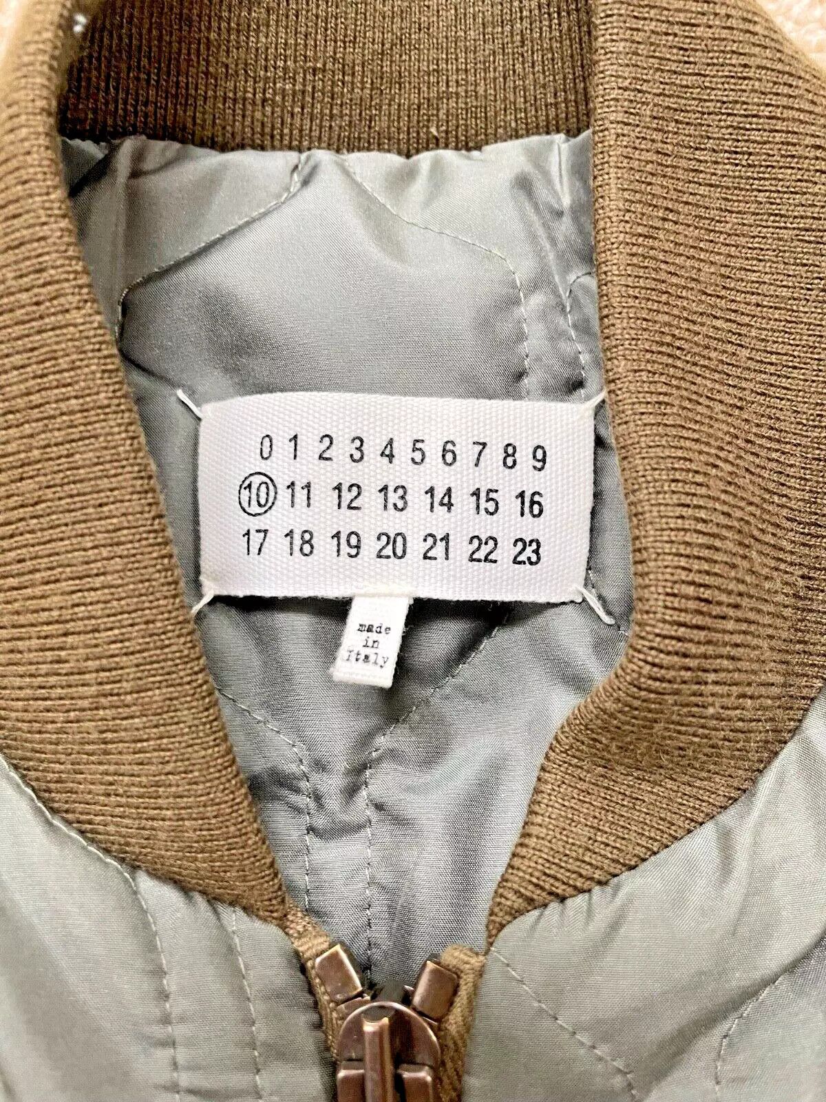 Maison Margiela Maison Margiela Bomber Jacket Olive 46 Zip Up Size US S / EU 44-46 / 1 - 2 Thumbnail