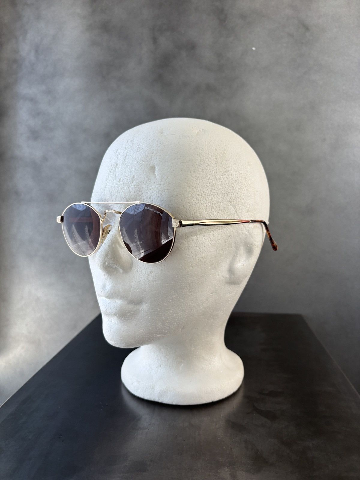 Vintage 1990s Vintage Sunglasses Made in Italy Metal Giorgio Armani Size ONE SIZE - 20 Thumbnail