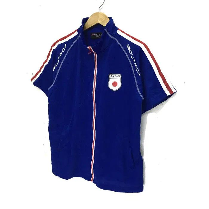 Japanese Brand Vtg OUTFOX JAPAN National Team Jersey Shirt Football Sweater Size US L / EU 52-54 / 3 - 3 Thumbnail