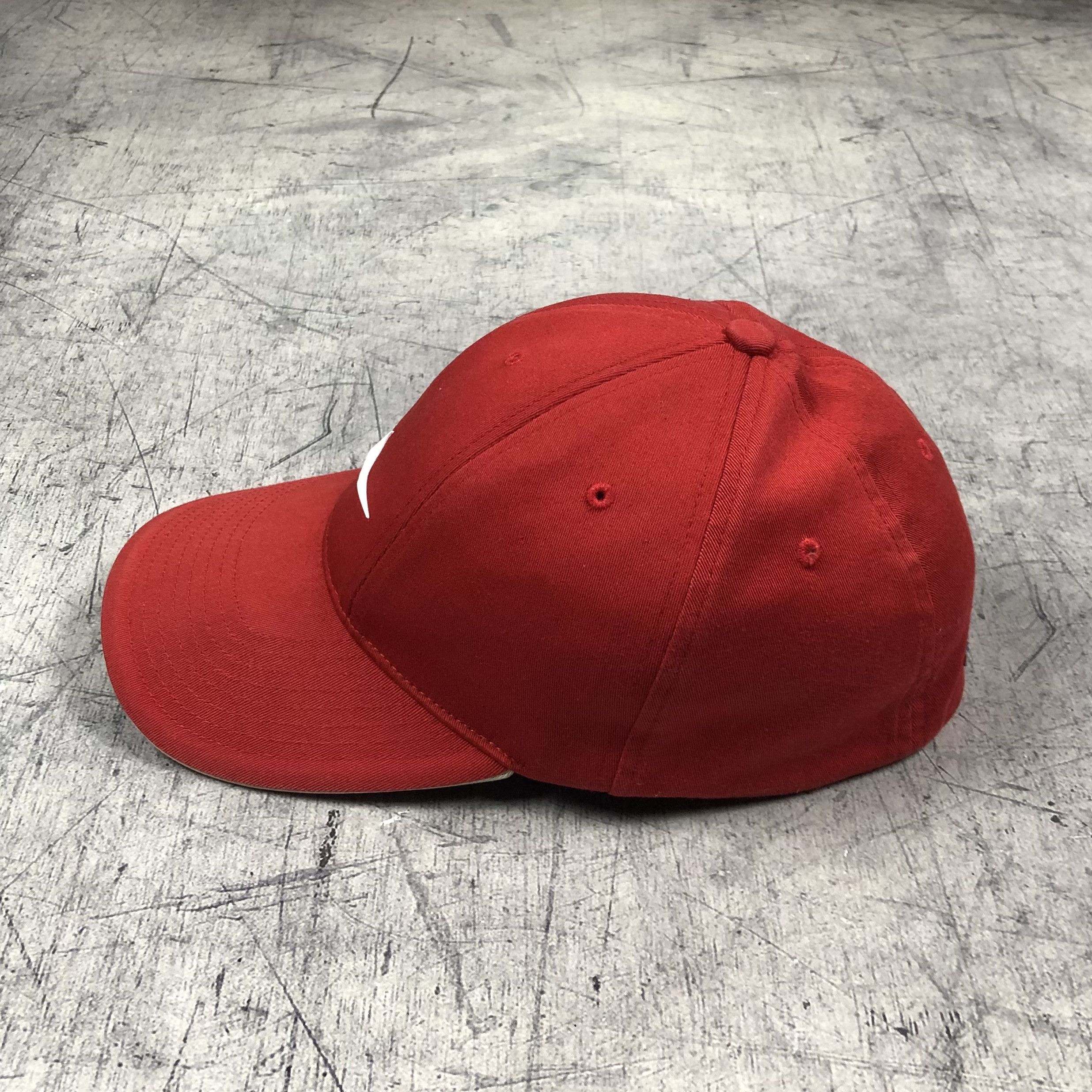 Nike Vintage Nike Volume Rubber Logo Cortez Cap drill Size ONE SIZE - 3 Thumbnail