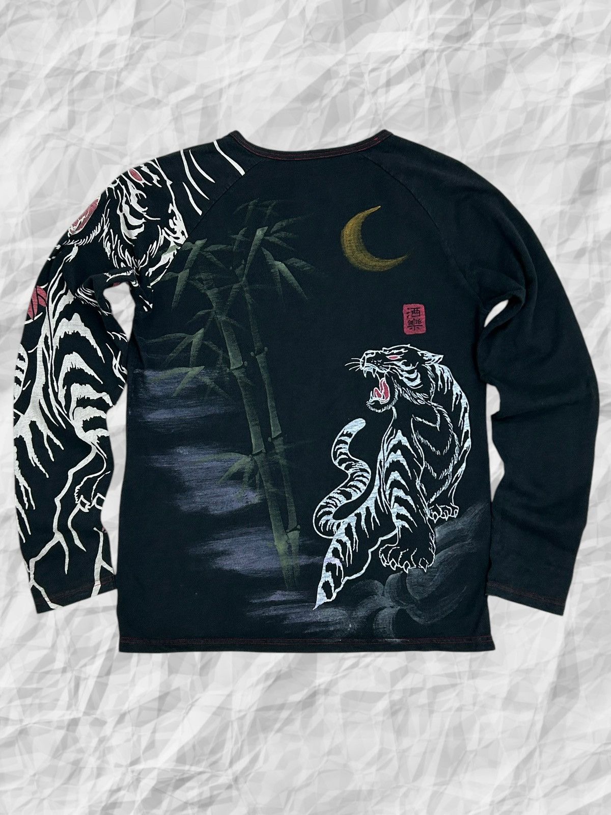 Designer × Japanese Brand Sharaku Japanese Style Karakuri Tiger Beast Strike Sleeve Size US M / EU 48-50 / 2 - 1 Thumbnail