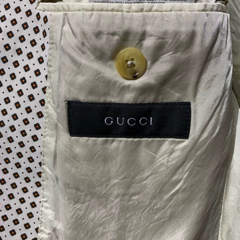 Gucci Gucci Woven linen suit jacket 2501-Nextarrow Size 46R - 3 Thumbnail