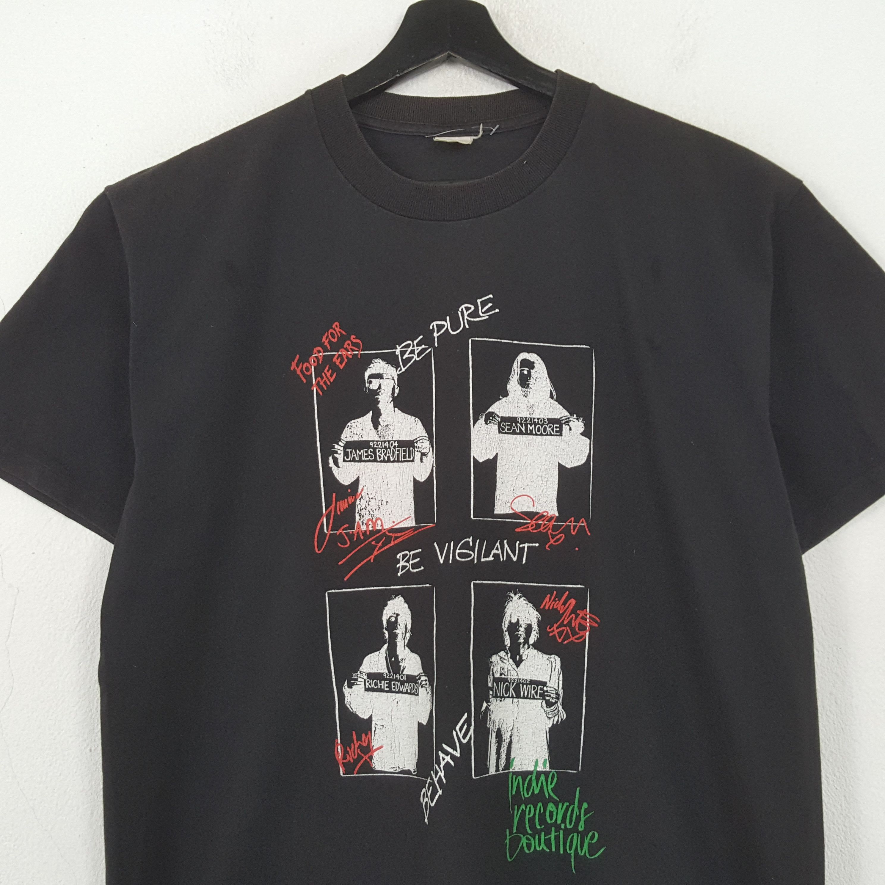 Band Tees Manic Street Preachers Band Vintage Tshirt 32 Size US L / EU 52-54 / 3 - 2 Thumbnail