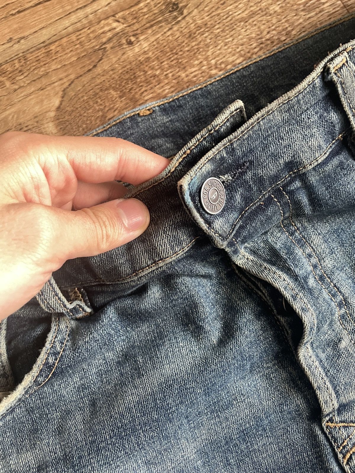 Diesel × If Six Was Nine × Japanese Brand Vintage Diesel Jeans Big Logo Distressed Baggy japanese 90s Size US 34 / EU 50 - 6 Thumbnail