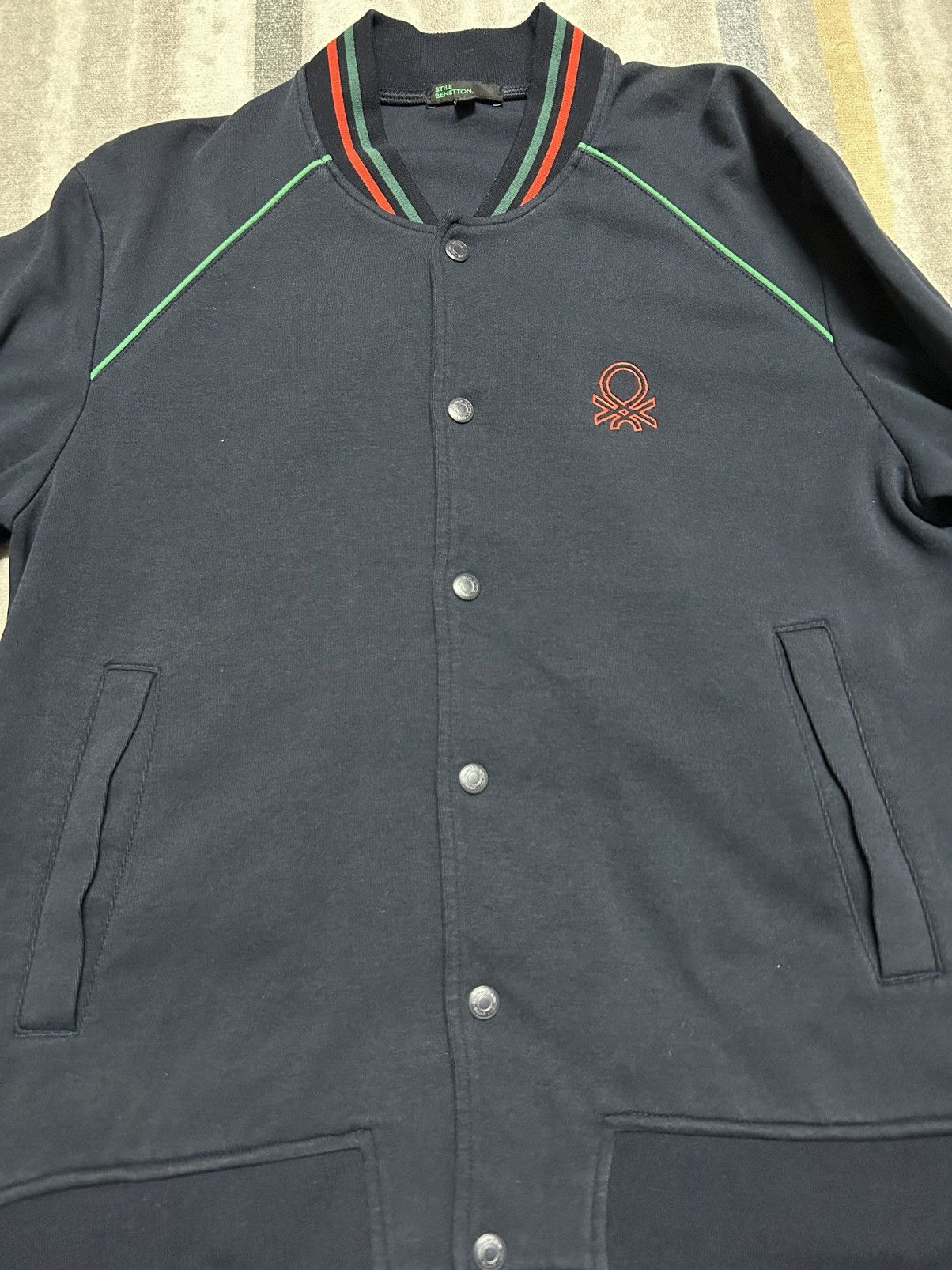 Benetton × Designer × United Colors Of Benetton Benetton varsity jacket Size US L / EU 52-54 / 3 - 3 Thumbnail