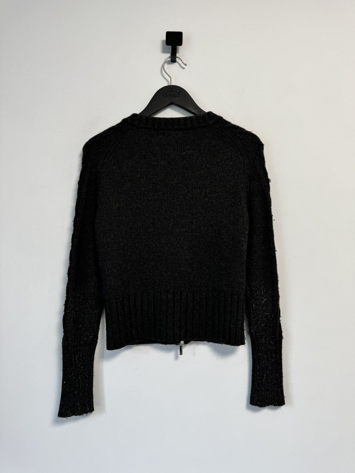 Karen Millen Karen Millen Ribbed Zip Cardigan Sweater Size L Size M / US 6-8 / IT 42-44 - 9 Thumbnail