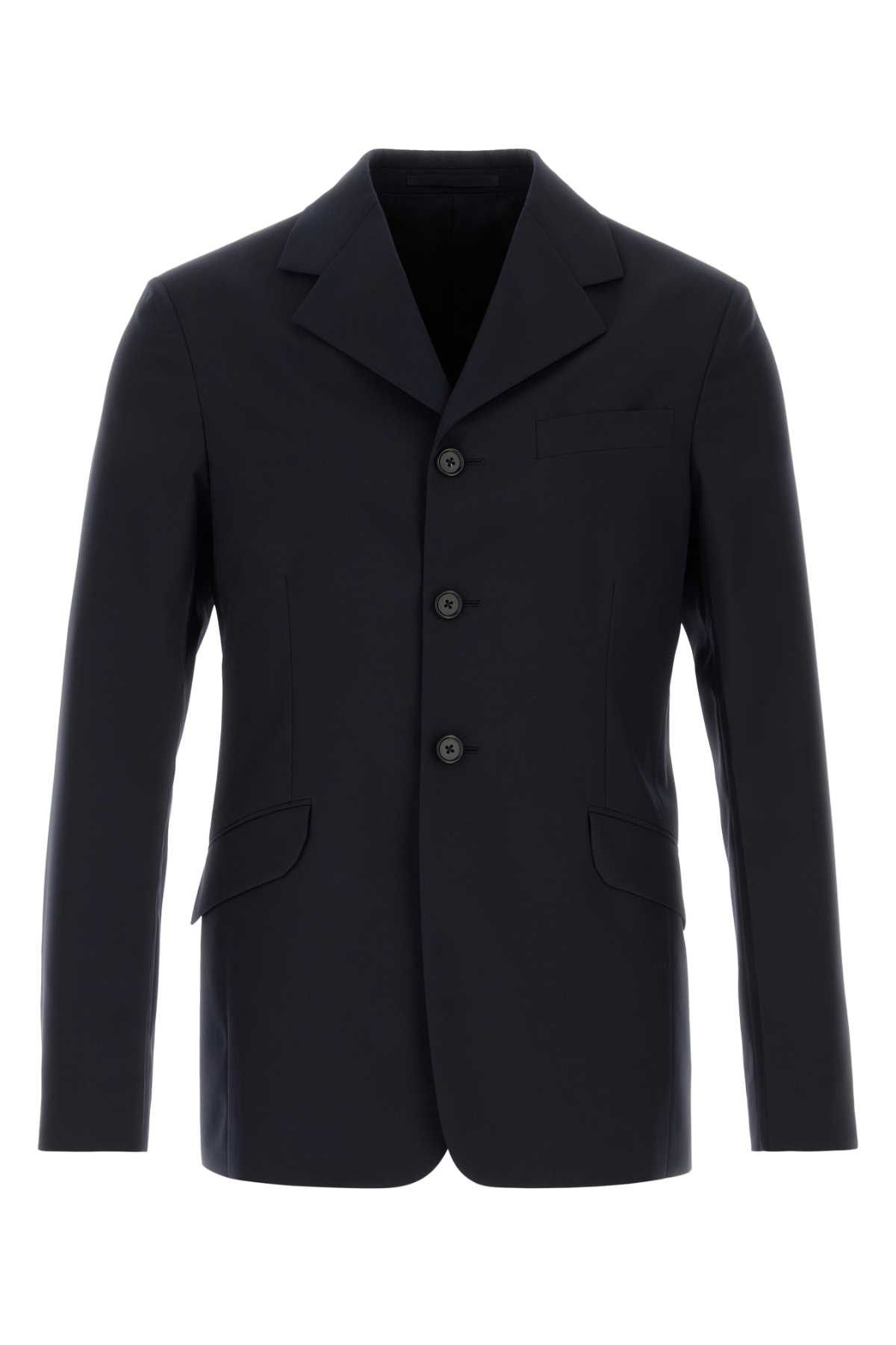 Jil Sander Navy Blue Wool Blazer Size US M / EU 48-50 / 2 - 1 Thumbnail