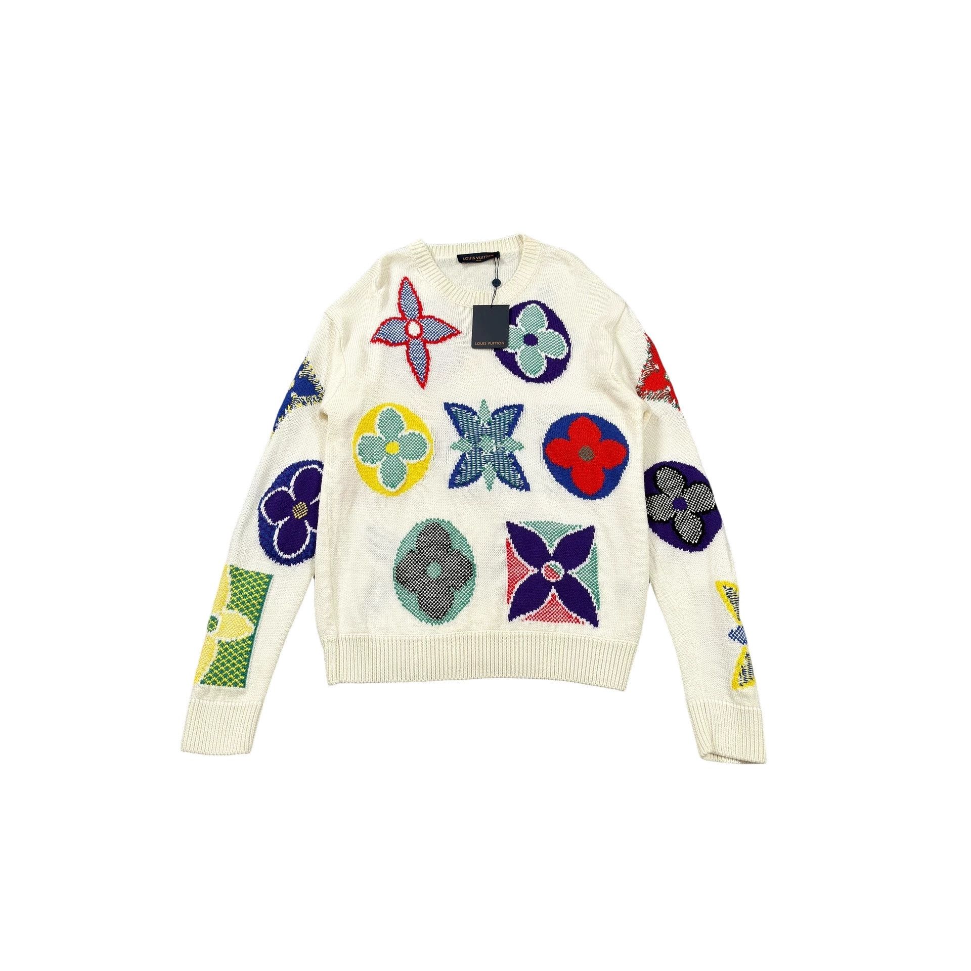 Louis Vuitton Louis Vuitton Multi Monogram Flower Sweater L Size US L / EU 52-54 / 3 - 1 Thumbnail