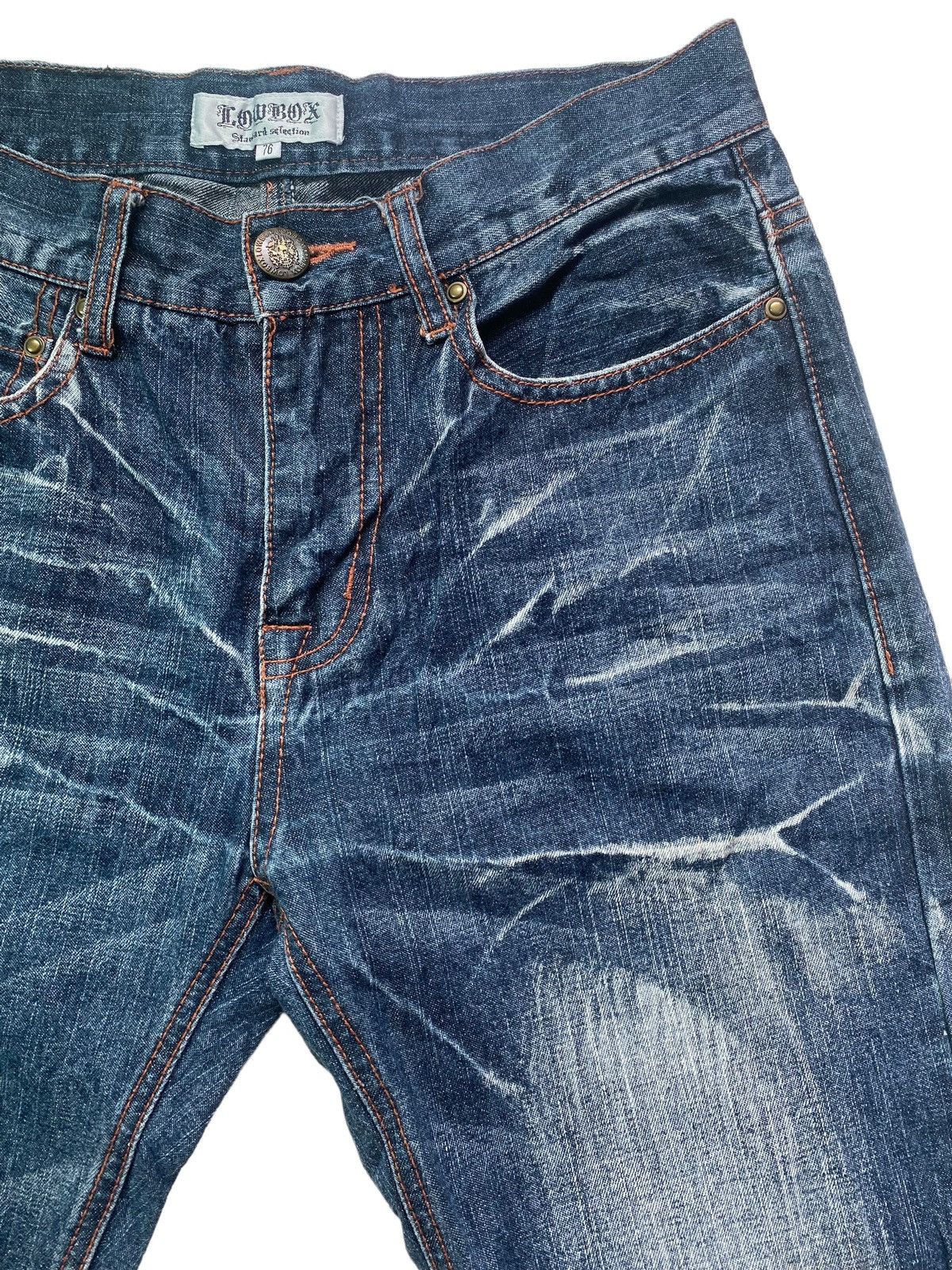 LOWBOX Vintage Lowbox Regular Fit Denim Punk Grunge Style Size US 28 / EU 44 - 4 Thumbnail
