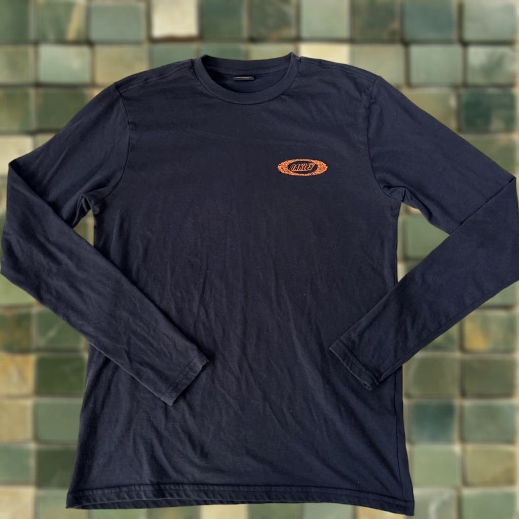 Oakley Oakley T-Shirt Men XS Long Sleeve Ellipse Graphic Blue Size US XS / EU 42 / 0 - 1 Thumbnail