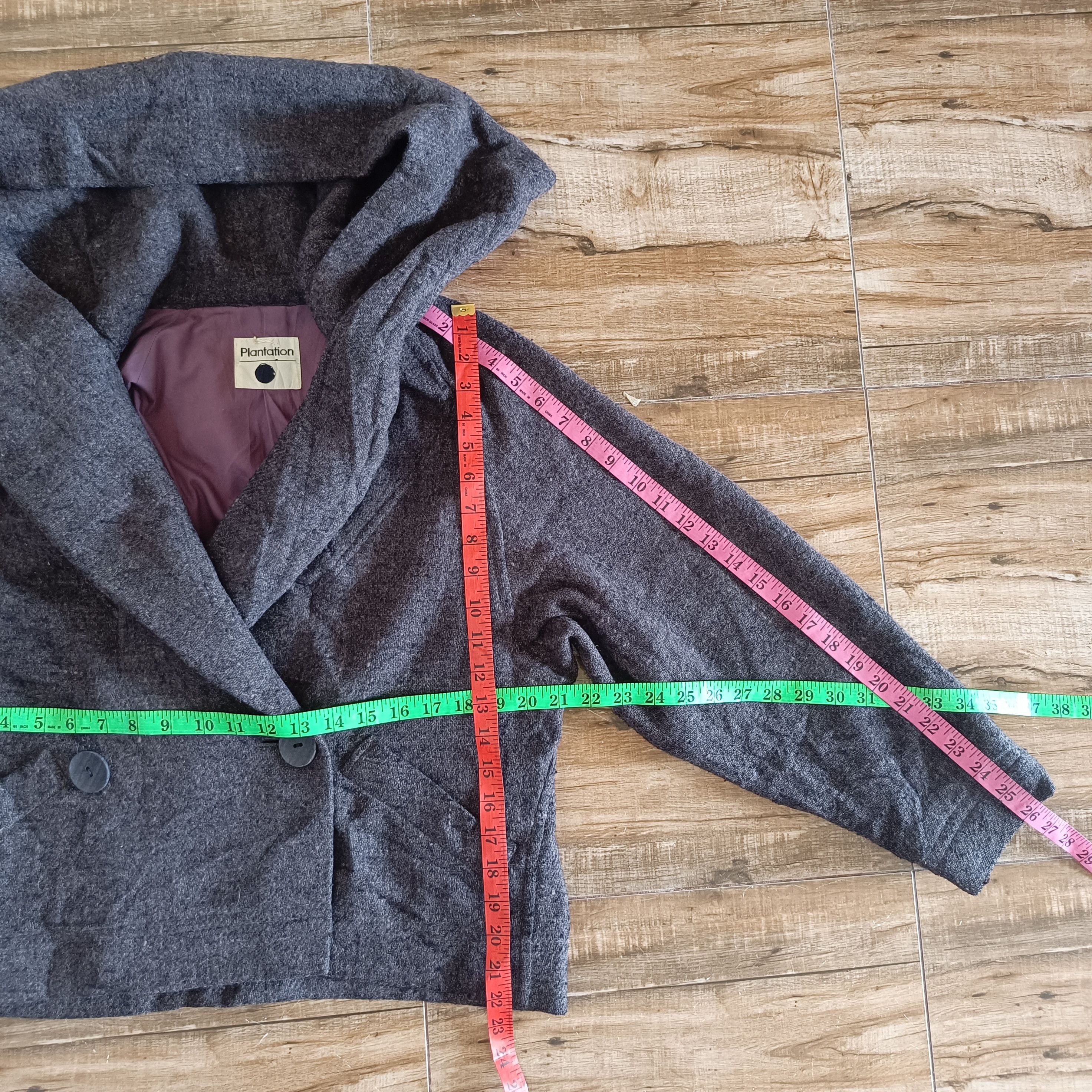 Issey Miyake Plantation Issey Miyake Wool-Blend Hooded Cropped Jacket Size M / US 6-8 / IT 42-44 - 8 Thumbnail