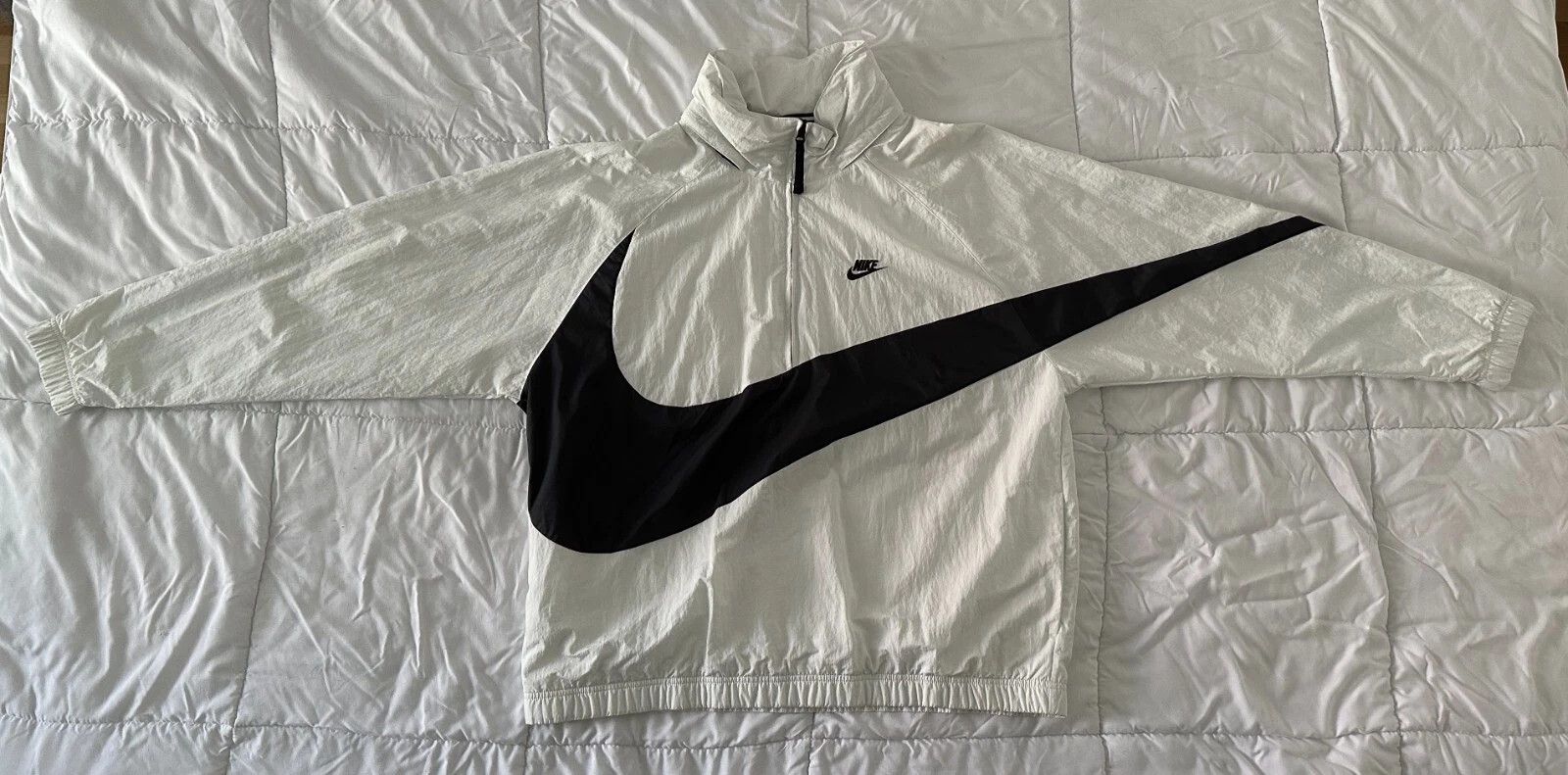 Nike NIKE ANORAK BIG SWOOSH HALF-ZIP JACKET AJ1404 121 L Size US L / EU 52-54 / 3 - 2 Thumbnail