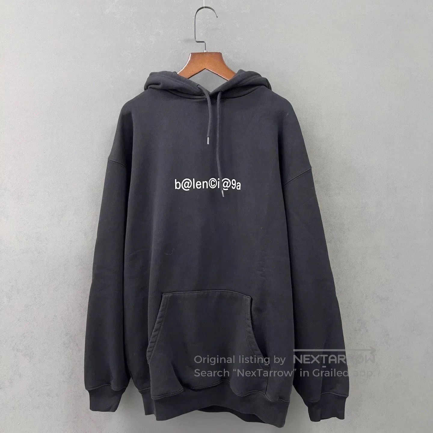 Balenciaga Logo Hoodie for Men.