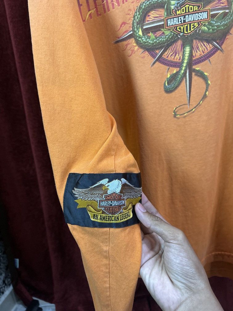 Harley Davidson y2kVintage Harley Davidson long sleeve Flame Size XL Orange Size US XL / EU 56 / 4 - 5 Thumbnail