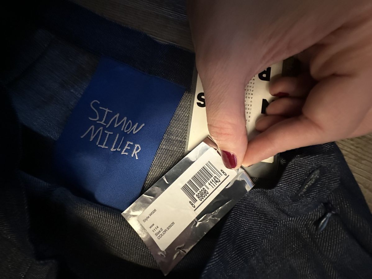 Simon Miller Simon Miller Wide Leg Denim Pants - NWT Size 2 Size 26" / US 2 / IT 38 - 2 Thumbnail