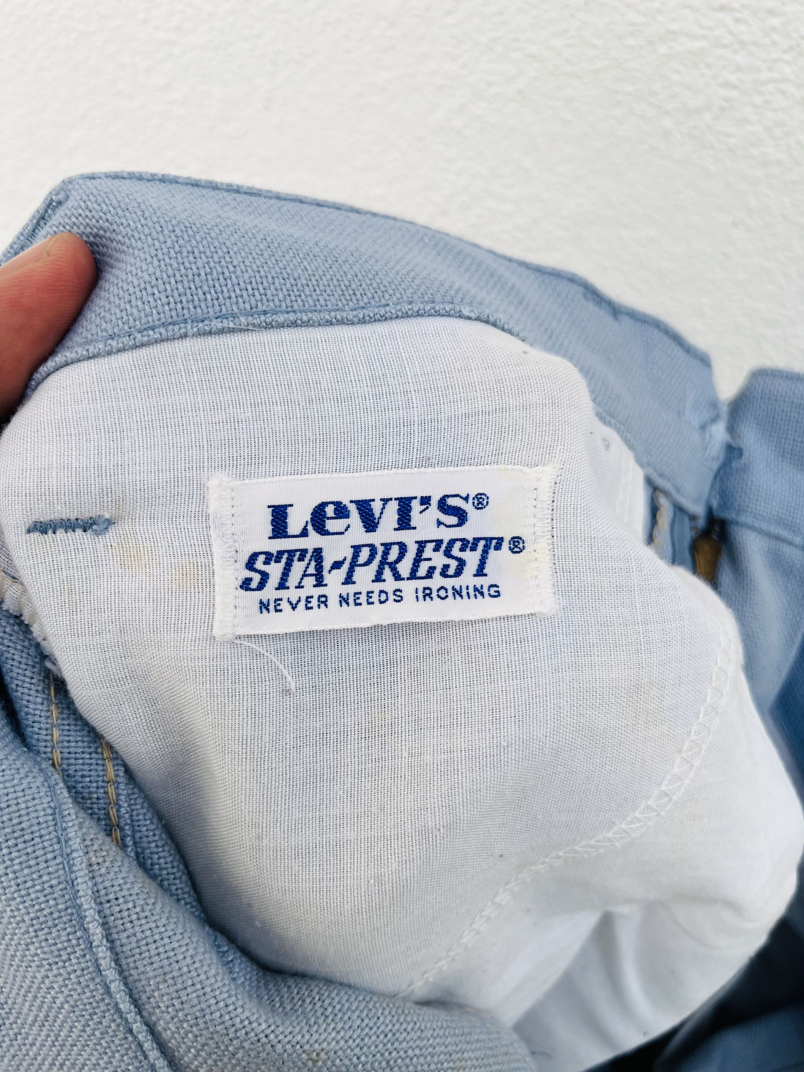 Levi's Vintage Clothing × Vintage Vintage Sta Press Size US 31 - 12 Thumbnail