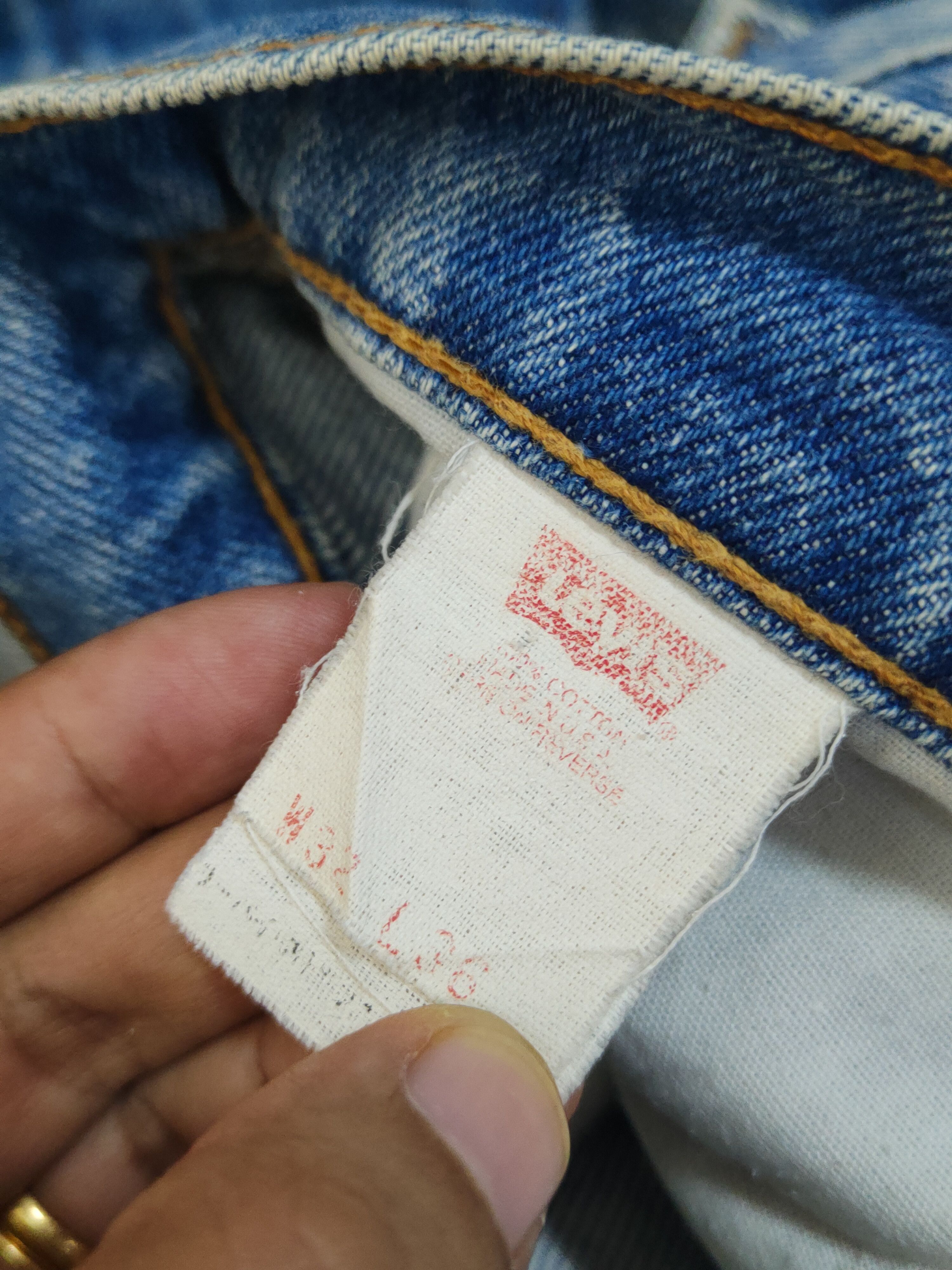 Levi's Levi's vintage Blue Distressed Ripped denim Jeans #w1325 Size US 32 / EU 48 - 17 Thumbnail