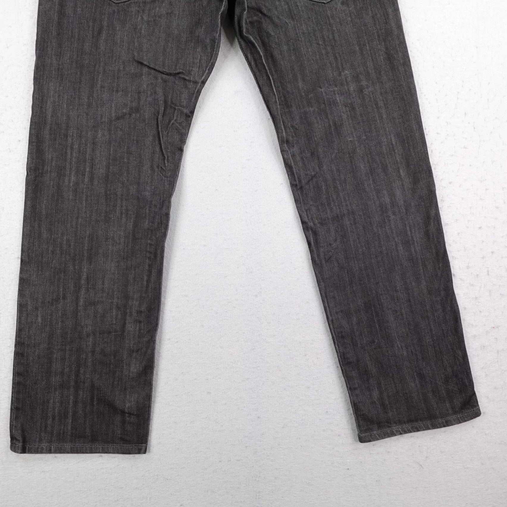 Denime VINTAGE LRG Jeans Mens 38x33 Black Denim Loose Baggy Straight Leg Skater Y2K Size US 38 / EU 54 - 7 Thumbnail