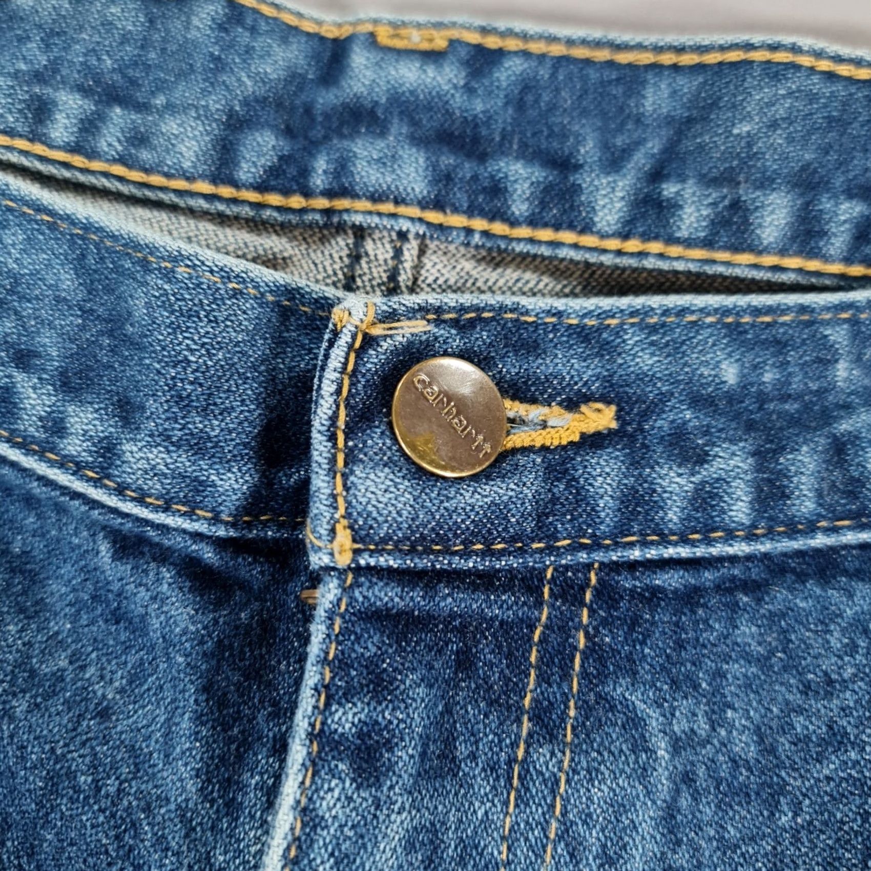 Carhartt VINTAGE Carhartt Jeans Blue W44 L30 Flame Resistant Original Fit Denim 280 03 Size US 44 / EU 60 - 4 Thumbnail