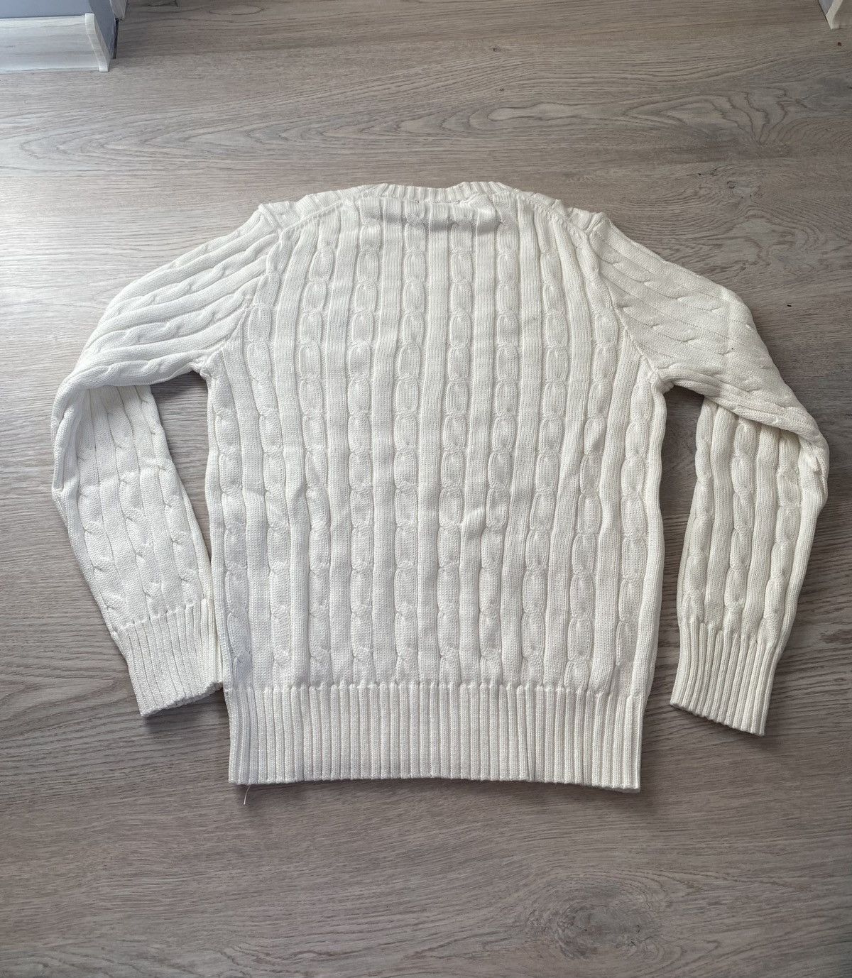 Polo Ralph Lauren Poli ralph lauren white knit Size US M / EU 48-50 / 2 - 3 Thumbnail