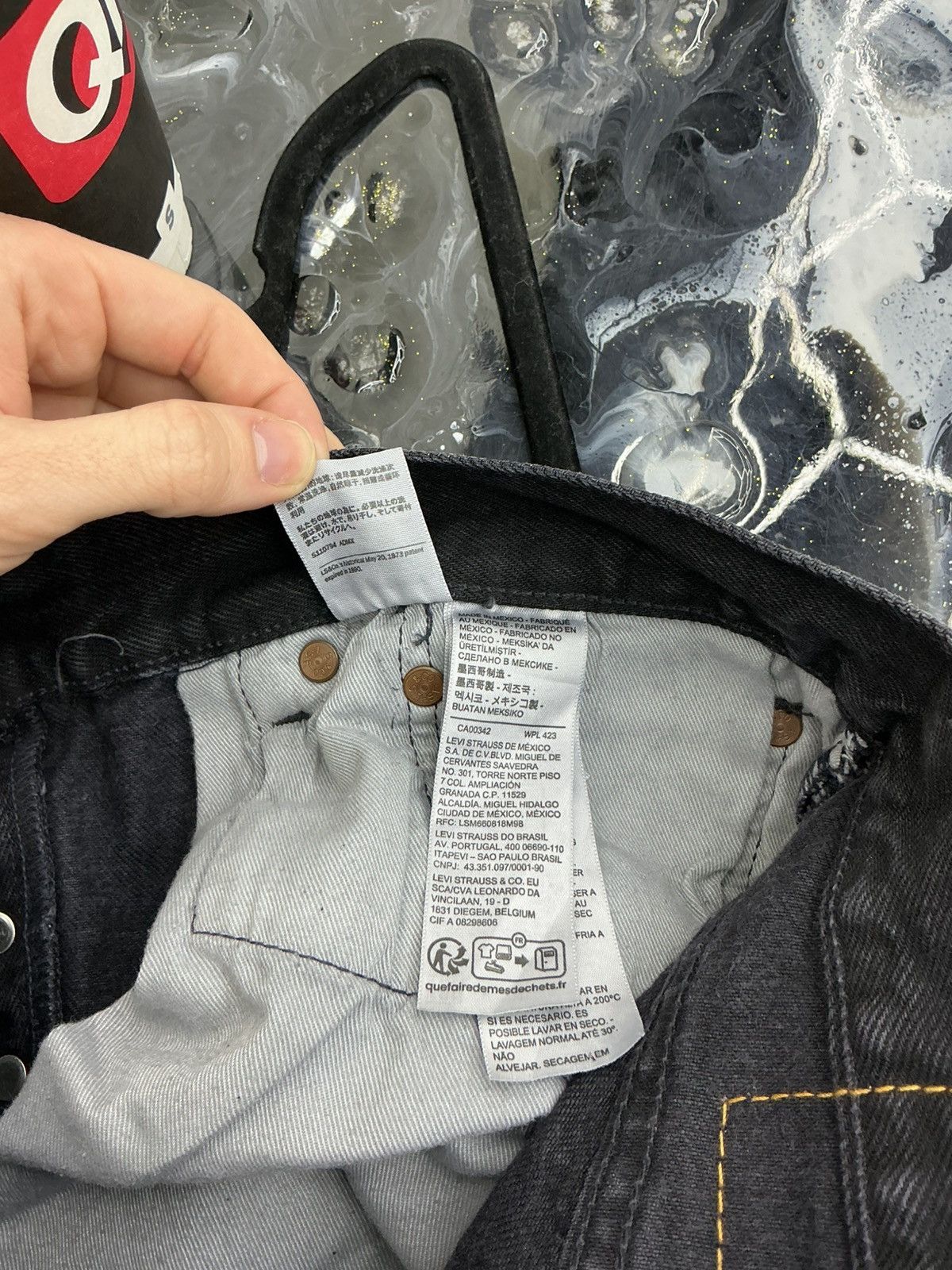 DENIM TEARS Denim Tears x Offset Jeans Black Size 31x32 Size US 31 - 10 Thumbnail