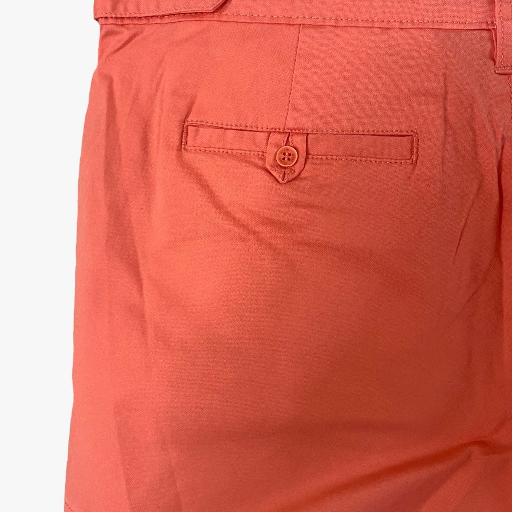 Vintage Calvin Klein Jeans Stretch Chino 4-Pocket Shorts Orange Women's 10 Casual New Size 32" / US 10 / IT 46 - 7 Thumbnail