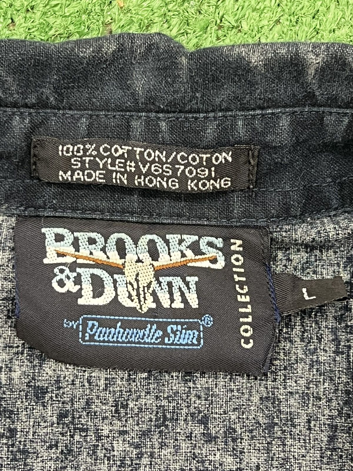 Panhandle Slim Vintage 90s Brooks & Dunn by Panhandle Slim Pearl Snap Shirt Size US L / EU 52-54 / 3 - 5 Thumbnail