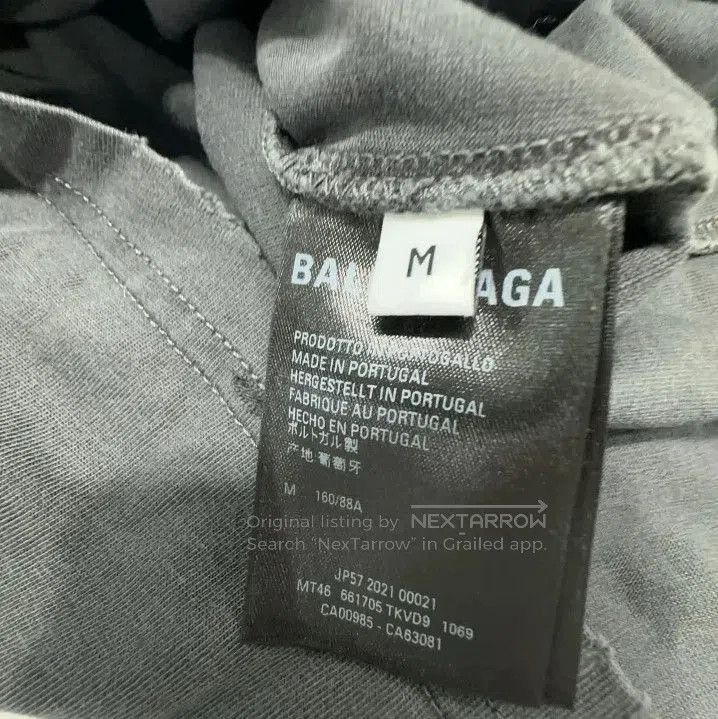 Balenciaga Balenciaga Black Vintage Print Short Sleeve T. Size US M / EU 48-50 / 2 - 4 Thumbnail