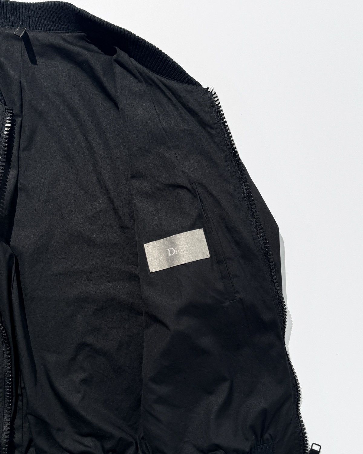 Dior SS07 Dior Homme Double Zipper Bomber Jacket by Hedi Slimane Size US M / EU 48-50 / 2 - 5 Thumbnail