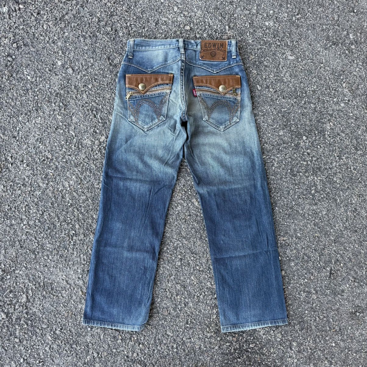 Edwin VINTAGE EDWIN FADED JEAN DENIM PANTS Size US 32 / EU 48 - 1 Thumbnail