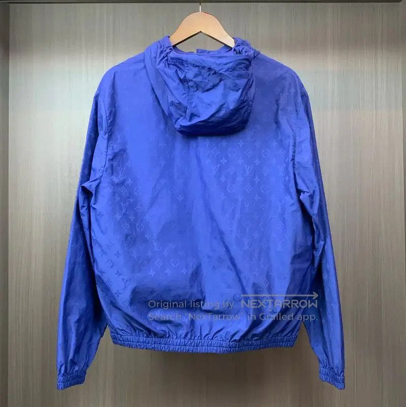 Louis Vuitton Louis Vuitton Men's Hooded Blue Jacket . Size US M / EU 48-50 / 2 - 2 Thumbnail