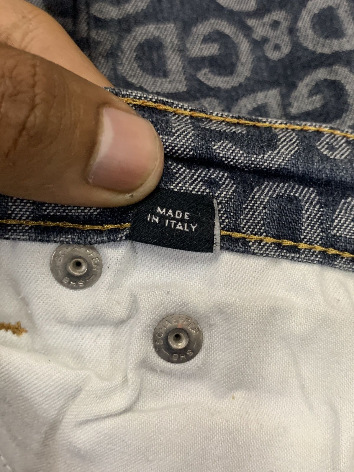 Dolce & Gabbana Vintage 2000s Dolce & Gabbana Monogram Jeans Size US 28 / EU 44 - 17 Thumbnail