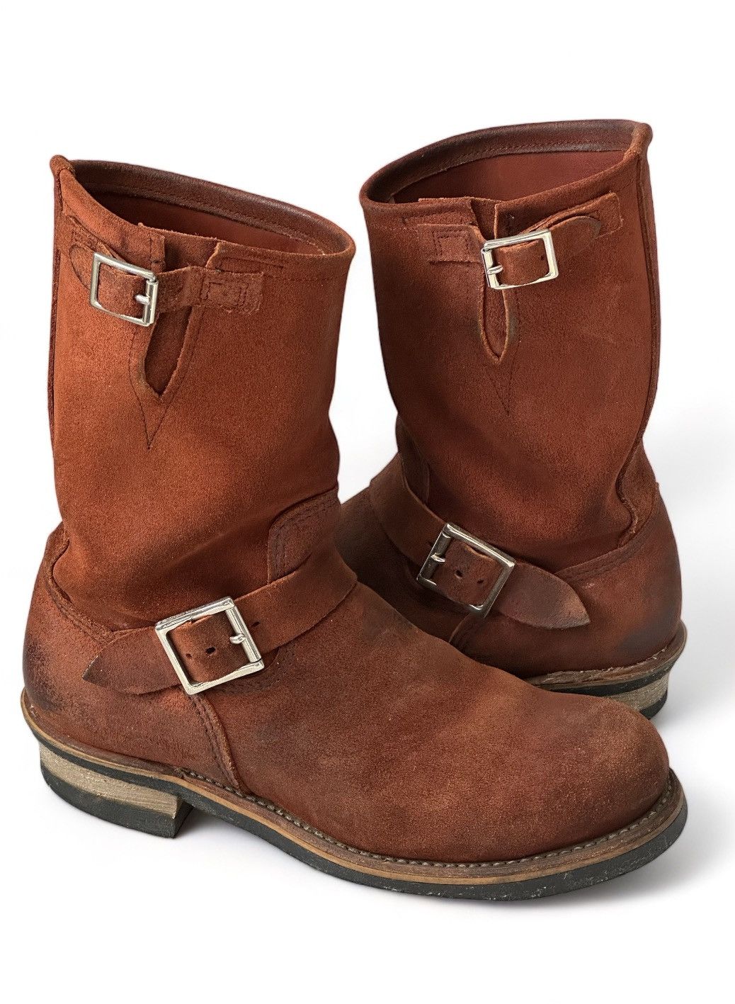 Red Wing Rare Red Wing 8812 Copper Abilene Roughout Engineer Boots Size US 8.5 / EU 41-42 - 6 Thumbnail