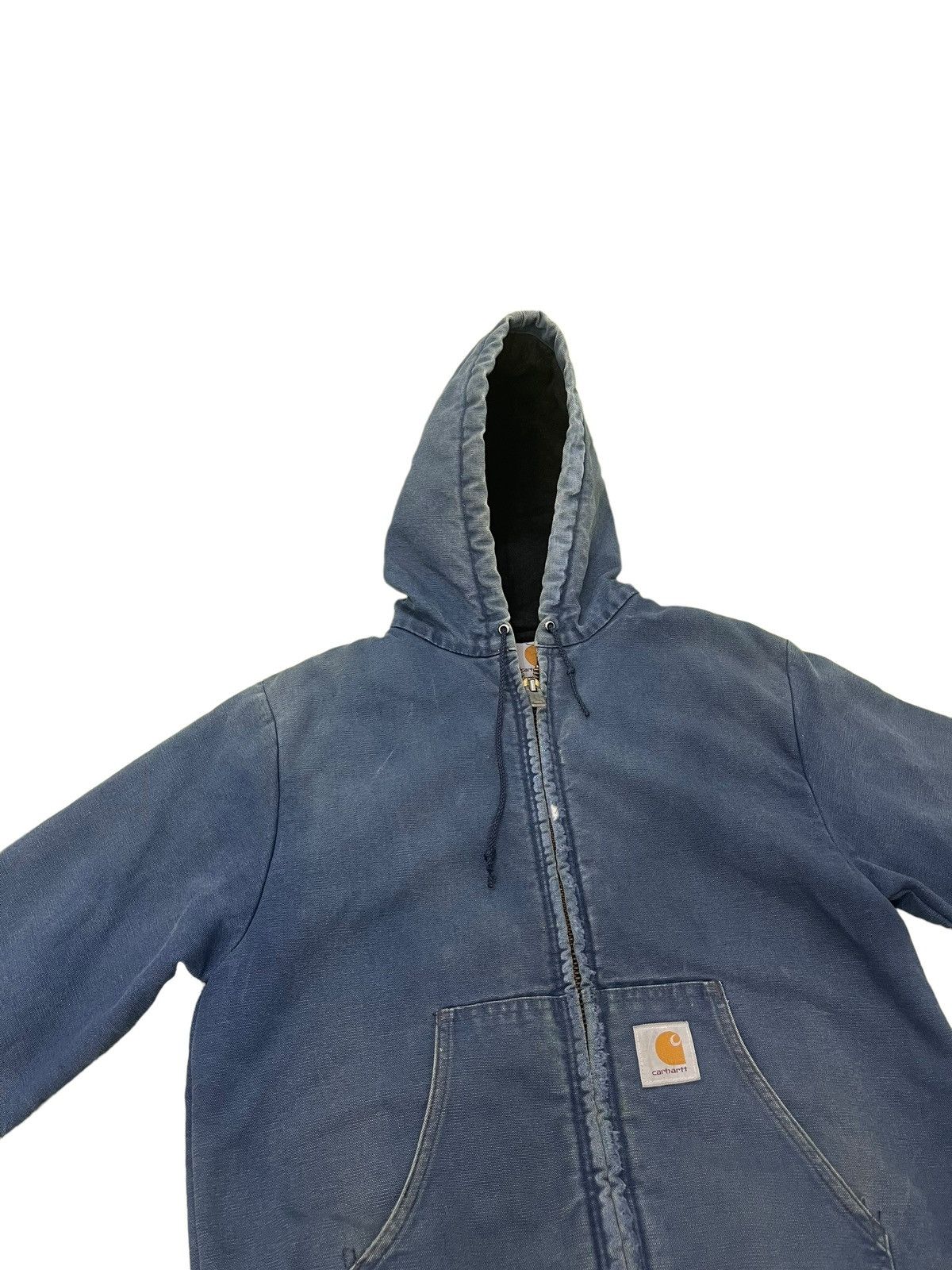 Carhartt Vtg Carhartt Detroit Hoodie Distress Sun Faded 5🟩8 Size US M / EU 48-50 / 2 - 9 Thumbnail