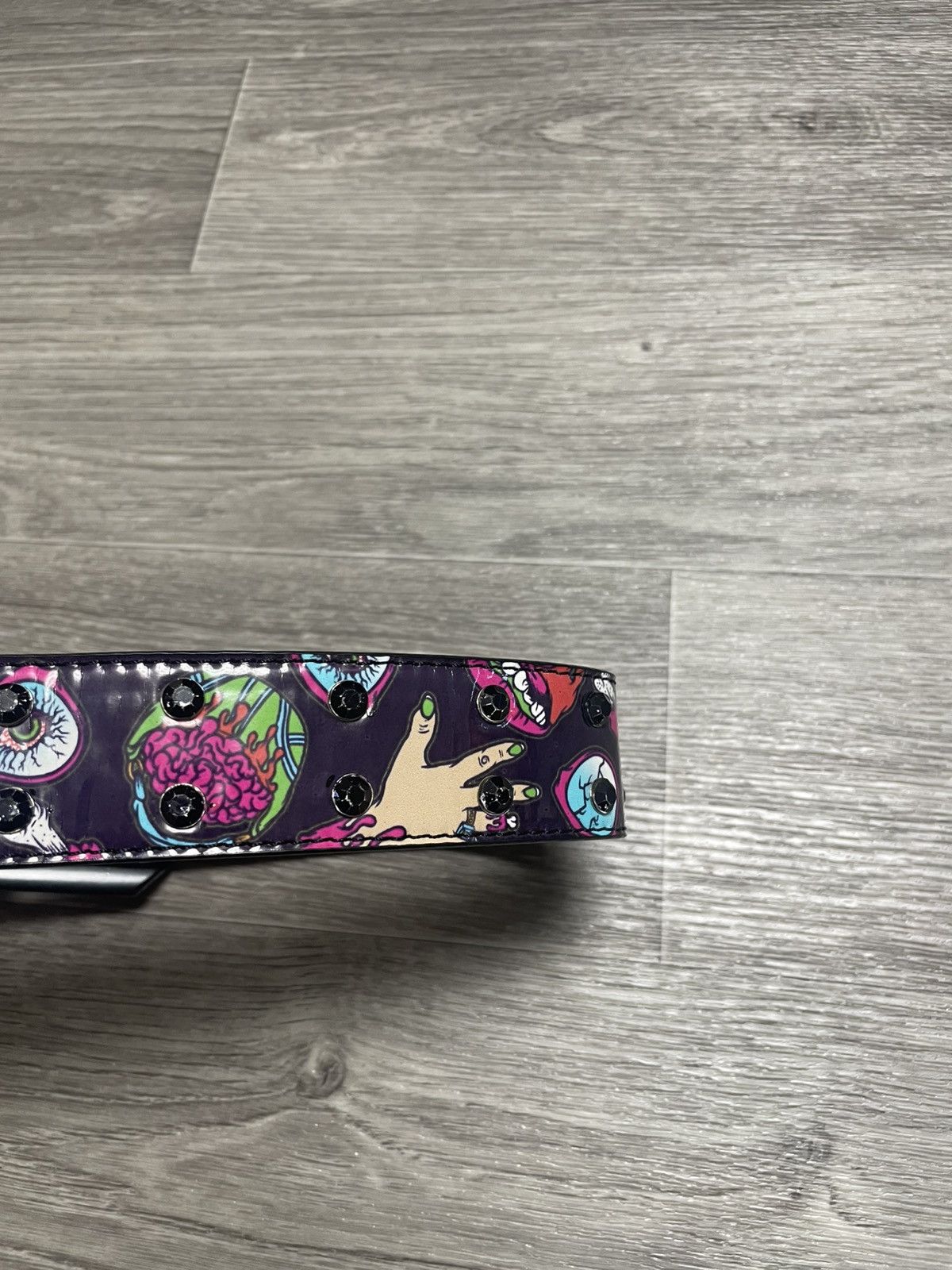Iron Fist Iron Fist Colorful Horror Print Rhinestones Belt Punk Y2K Size ONE SIZE - 10 Thumbnail