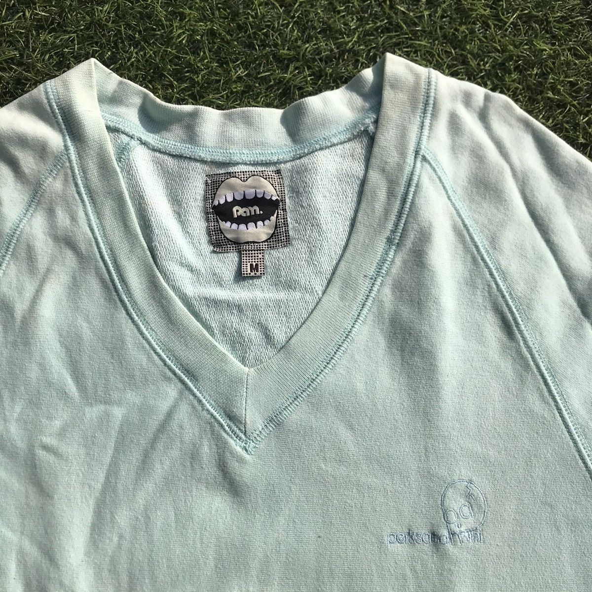 Hypebeast × Perks And Mini Vintage P.A.M Perks and mini soft green lime sweatshirt Size US M / EU 48-50 / 2 - 2 Thumbnail