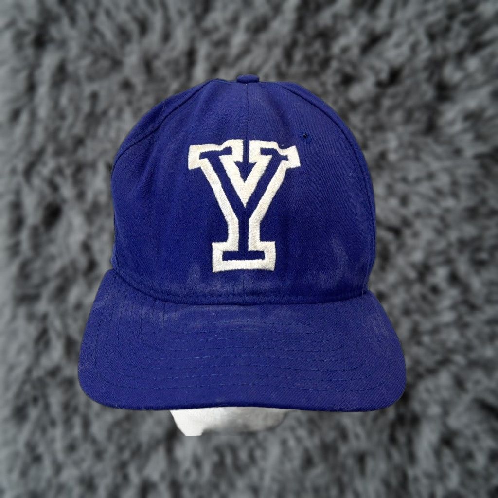 Vintage VINTAGE BYU Cougars Baseball Hat Cap Blue 7 1/4 USA Pro Men Adult Size 7 1/4 Solid USA Theme Size ONE SIZE - 1 Thumbnail