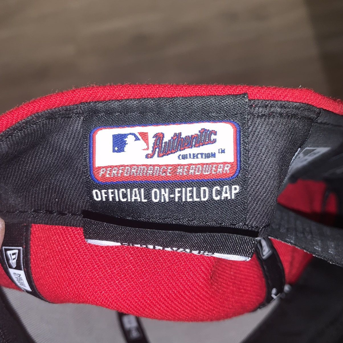 New Era Washington Nationals New Era Fitted Red Hat Size ONE SIZE - 4 Thumbnail